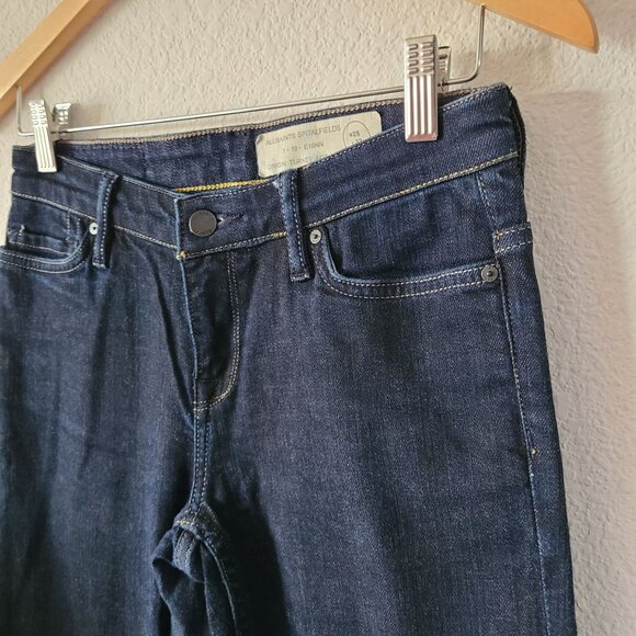 All Saints Spitalfields US Women's Size 28 Dark Wash Skinny Jeans Mid Rise - Picture 2 of 11